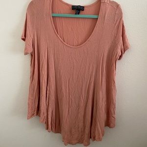 Forever 21 Plus peach colored blouse 1X
